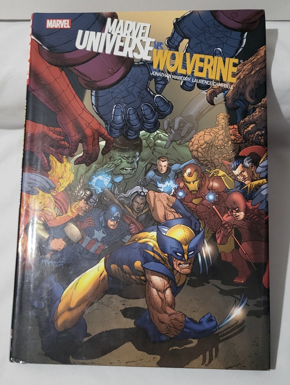 Marvel Comics Marvel Universe Vs Wolverine Hardcover 1st Printing